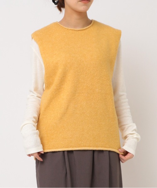 RNA-N（アールエヌエーエヌ）の「K2653 ループヤーンプレーティングベスト（ベスト・レディース・グレー/ナチュラル/イエロー・MEDIUM）」の18枚目の写真