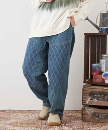 CUBE SUGAR | WEB限定ジャガードデニム ニーパッチパンツ(デニムパンツ)