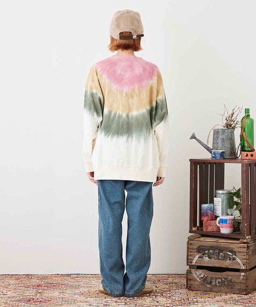 CUBE SUGAR(キューブシュガー)の「WEB限定ジャガードデニム ニーパッチパンツ(デニムパンツ・レディース・ブルー/インディゴブルー・M)」の15枚目の写真