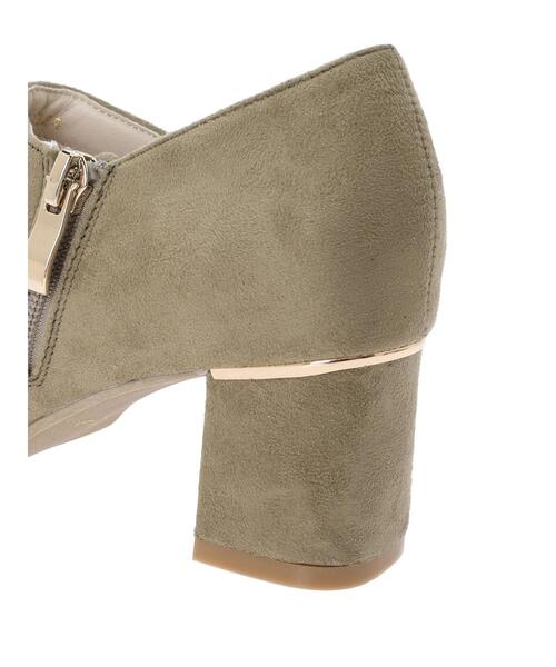 Te chichi TERRASSE（テチチテラス）の「サイドジップブーティー（ブーツ・レディース・ブラック/オフホワイト/カーキ・L/M）」の12枚目の写真