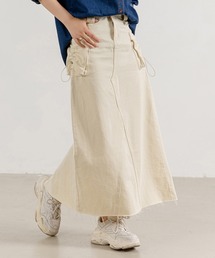 DAY CLOSET | レディース ミリタリーカーゴデニムスカート(スカート)