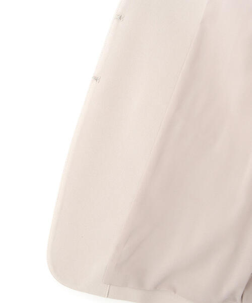 NATURAL BEAUTY BASIC(ナチュラルビューティーベーシック)の「◇ウーステッドダブルクロスSETUP ジャケット(ノーカラージャケット・レディース・グレー/ベージュ・SMALL/MEDIUM/LARGE)」の11枚目の写真