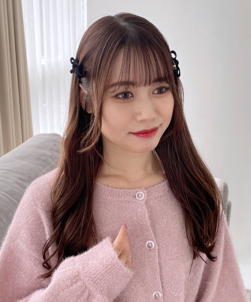 Heather（ヘザー）の「アソートリボンヘアピンSET  989744（ヘアピン・レディース・ブラック/シルバー・ONE SIZE）」の8枚目の写真