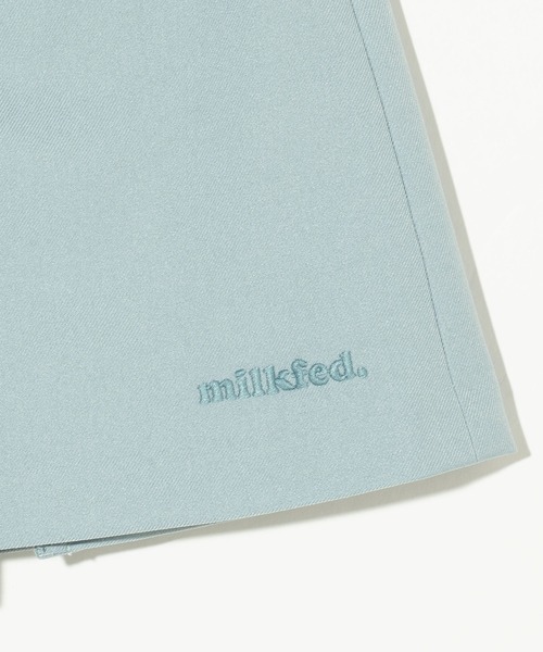 MILKFED.（ミルクフェド）の「PLEATED MINI SKIRT（スカート・レディース・ライトブルー/ベージュ・M/S）」の9枚目の写真