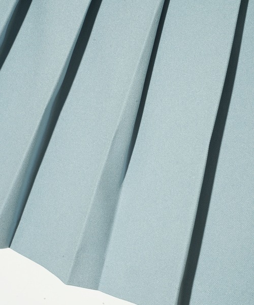 MILKFED.（ミルクフェド）の「PLEATED MINI SKIRT（スカート・レディース・ライトブルー/ベージュ・M/S）」の10枚目の写真