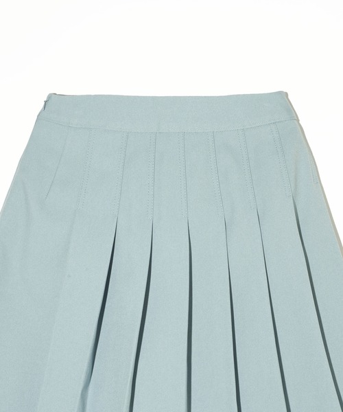 MILKFED.（ミルクフェド）の「PLEATED MINI SKIRT（スカート・レディース・ライトブルー/ベージュ・M/S）」の12枚目の写真