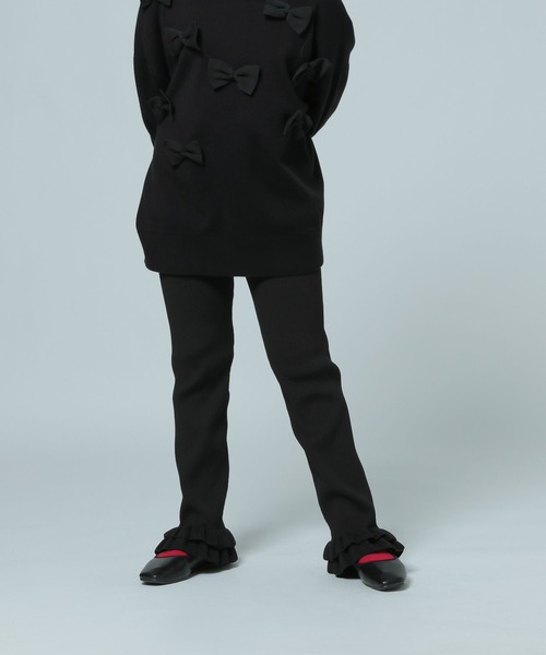 【セール】ニットフリルパンツ 993156（その他パンツ）｜LOWRYS FARM（ローリーズファーム）