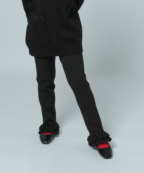 【セール】ニットフリルパンツ 993156（その他パンツ）｜LOWRYS FARM（ローリーズファーム）