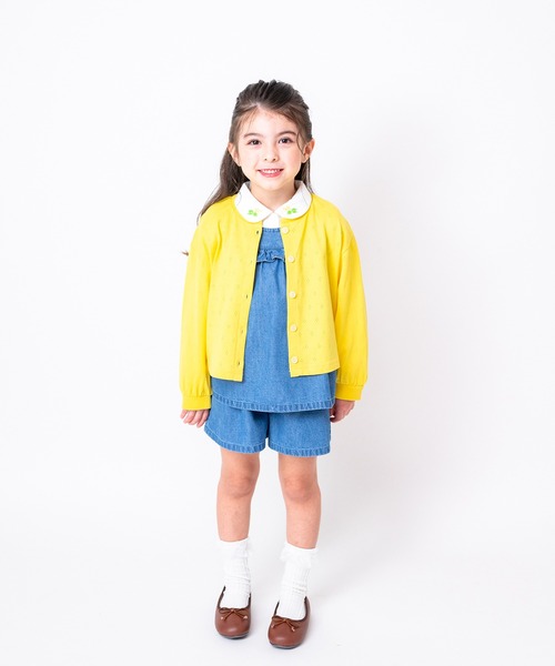 Moujonjon（ムージョンジョン）の「お花刺繍入りスムースブラウス（シャツ/ブラウス・キッズ・ホワイト・120/130/110/140/100/90）」の13枚目の写真