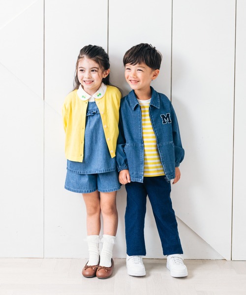 Moujonjon（ムージョンジョン）の「お花刺繍入りスムースブラウス（シャツ/ブラウス・キッズ・ホワイト・120/130/110/140/100/90）」の14枚目の写真