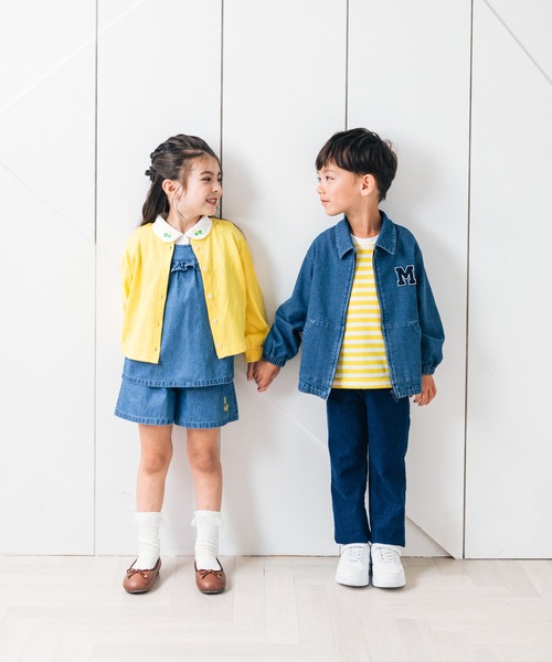 Moujonjon（ムージョンジョン）の「お花刺繍入りスムースブラウス（シャツ/ブラウス・キッズ・ホワイト・120/130/110/140/100/90）」の16枚目の写真