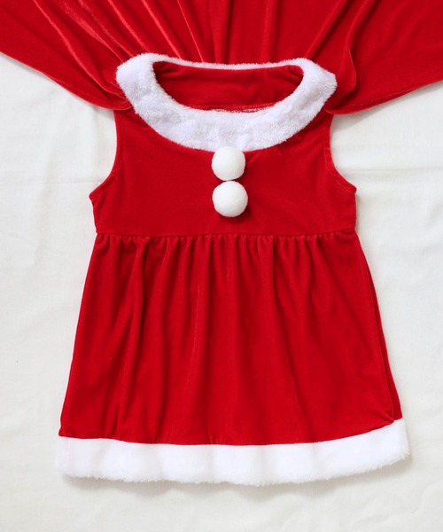 OSYAREVO(オシャレボ)の「キッズ コスプレ クリスマスサンタ ポンチョ ワンピース(コスチューム/パーティーグッズ・キッズ・レッド/グリーン・110/120/130/140/150/100/160)」の22枚目の写真