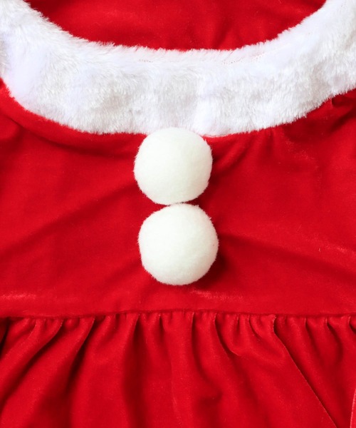 OSYAREVO(オシャレボ)の「キッズ コスプレ クリスマスサンタ ポンチョ ワンピース(コスチューム/パーティーグッズ・キッズ・レッド/グリーン・110/120/130/140/150/100/160)」の20枚目の写真