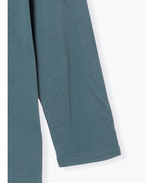 Samansa Mos2（サマンサ モスモス）の「襟スモッキングカットソー（Tシャツ/カットソー・レディース・グリーン/ブラック/オフホワイト/ベージュ・F）」の13枚目の写真