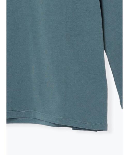 Samansa Mos2（サマンサ モスモス）の「襟スモッキングカットソー（Tシャツ/カットソー・レディース・グリーン/ブラック/オフホワイト/ベージュ・F）」の14枚目の写真