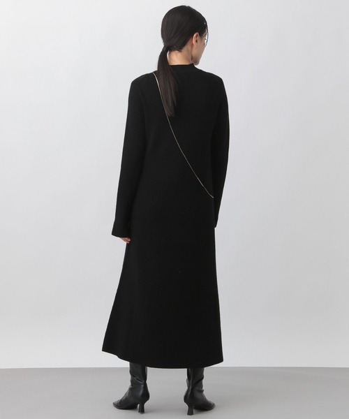 A part by（アパートバイ）の「アゼフレアワンピース（ワンピース・レディース・グレー/ブラック/アイボリー・FREE）」の6枚目の写真