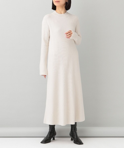 A part by（アパートバイ）の「アゼフレアワンピース（ワンピース・レディース・グレー/ブラック/アイボリー・FREE）」の11枚目の写真