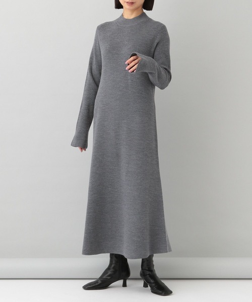 A part by（アパートバイ）の「アゼフレアワンピース（ワンピース・レディース・グレー/ブラック/アイボリー・FREE）」の14枚目の写真