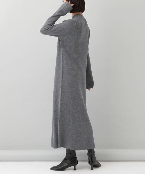 A part by（アパートバイ）の「アゼフレアワンピース（ワンピース・レディース・グレー/ブラック/アイボリー・FREE）」の16枚目の写真