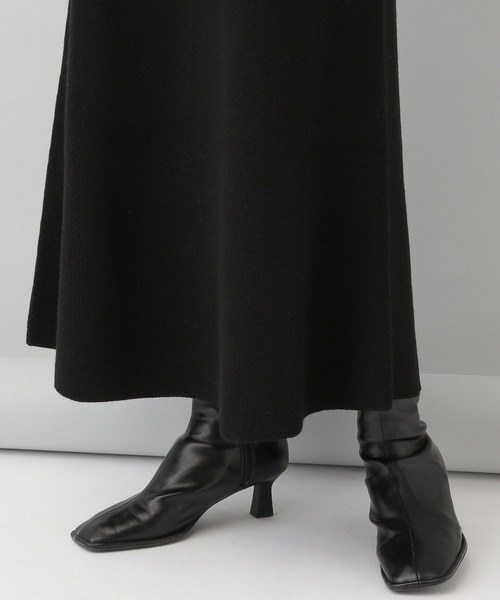 A part by（アパートバイ）の「アゼフレアワンピース（ワンピース・レディース・グレー/ブラック/アイボリー・FREE）」の22枚目の写真