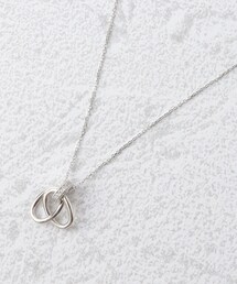 ◆ダブルオーバルビジューネックレス