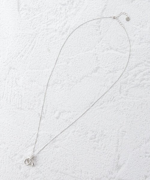 grove（グローブ）の「◆ダブルオーバルビジューネックレス（ネックレス・レディース・シルバー系その他/シルバー/ゴールド・00）」の5枚目の写真