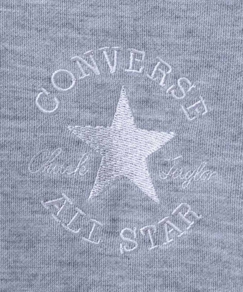 CONVERSE(コンバース)の「CONVERSE コンバース ダンボールロゴ入りトレーナー(スウェット・レディース・杢グレー/アイボリー/ブラック・M/L)」の7枚目の写真
