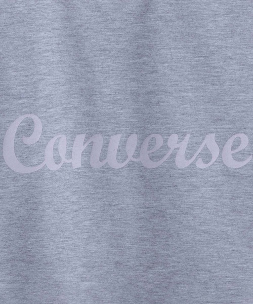 CONVERSE(コンバース)の「CONVERSE コンバース ダンボールロゴ入りトレーナー(スウェット・レディース・杢グレー/アイボリー/ブラック・M/L)」の8枚目の写真