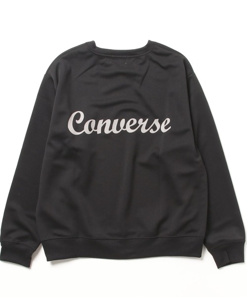 CONVERSE(コンバース)の「CONVERSE コンバース ダンボールロゴ入りトレーナー(スウェット・レディース・杢グレー/アイボリー/ブラック・M/L)」の12枚目の写真