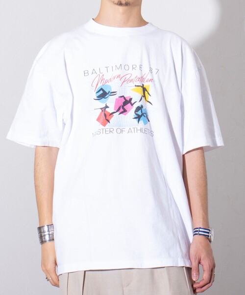 GOOD ROCK SPEED(グッドロックスピード)の「【GOOD ROCK SPEED/グッドロックスピード】レトロスポーツ プリントTシャツ(Tシャツ/カットソー・メンズ・ホワイト系その他2/ホワイト系その他3/ホワイト系その他・M/L)」の16枚目の写真