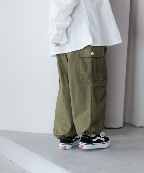 LOWRYS FARM(ローリーズファーム)の「アソートカーゴパンツ 100524(カーゴパンツ・キッズ・グリーン/ブラック/グリーン系その他・120cm/130cm/110cm/150cm/140cm)」の9枚目の写真