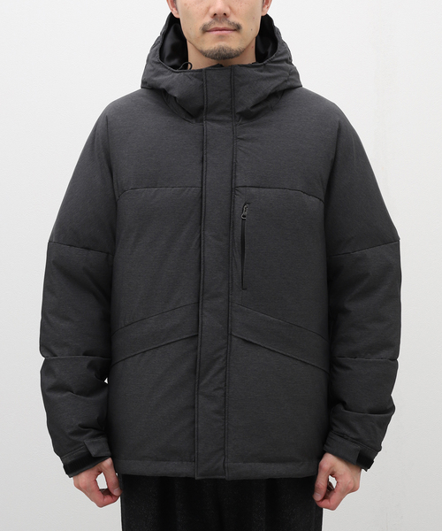 【新品・未使用】 MENS Sサイズハイブリッド ストレッチ ダウンパーカー ストレッチ ダウン パーカー