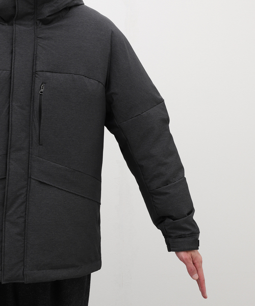 B.C STOCK（ベーセーストック）の「ストレッチ ダウン パーカー（ダウンジャケット/コート・メンズ・ブラック/チャコールグレー・LARGE/MEDIUM）」の9枚目の写真