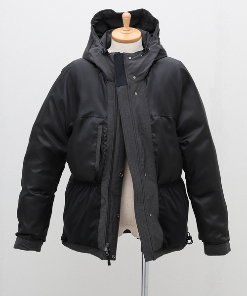 B.C STOCK（ベーセーストック）の「ストレッチ ダウン パーカー（ダウンジャケット/コート・メンズ・ブラック/チャコールグレー・LARGE/MEDIUM）」の17枚目の写真