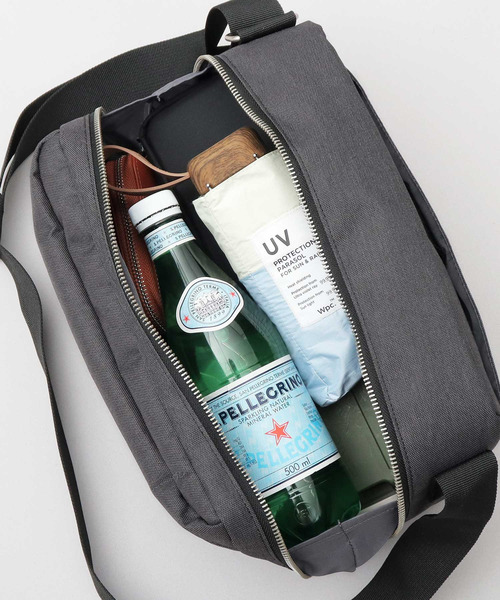 【セール】撥水加工 杢調ポリエステル スクエア型 ショルダーバッグ ビジネス対応（ショルダーバッグ）｜YAKPAK（ヤックパック）