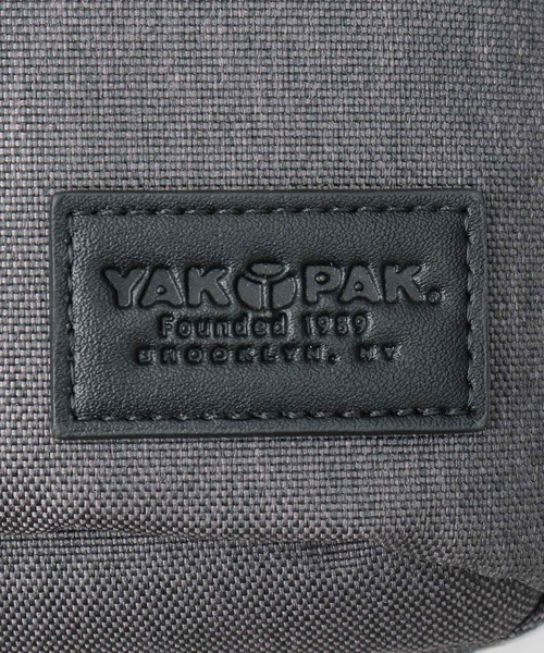 【セール】撥水加工 杢調ポリエステル スクエア型 ショルダーバッグ ビジネス対応（ショルダーバッグ）｜YAKPAK（ヤックパック）