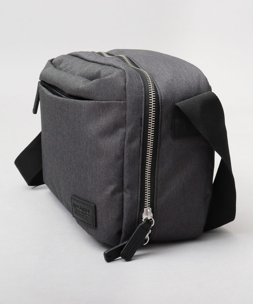 【セール】撥水加工 杢調ポリエステル スクエア型 ショルダーバッグ ビジネス対応（ショルダーバッグ）｜YAKPAK（ヤックパック）