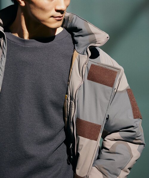 JOURNAL STANDARD relume（ジャーナルスタンダード　レリューム）の「BACK BRUSH ワッフル クルーネック L/S（Tシャツ/カットソー・メンズ・ホワイト/ブラウン系その他/ベージュ系その他/グレー・LARGE/MEDIUM）」の12枚目の写真