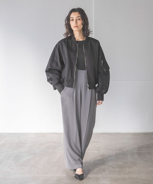 A part by（アパートバイ）の「ハイウエストサロペット（サロペット/オーバーオール・レディース・ブラック/アイボリー/グレー系その他4・MEDIUM/SMALL）」の10枚目の写真