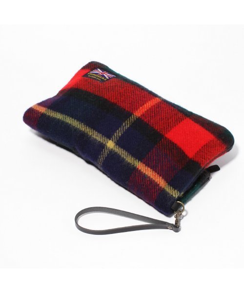 LIMITLESS LUXURY（リミットレスラグジュアリー）の「Tweed mill クラッチBAG◆（クラッチバッグ・レディース・グリーン/レッド・FREE）」の7枚目の写真