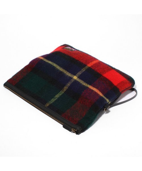 LIMITLESS LUXURY（リミットレスラグジュアリー）の「Tweed mill クラッチBAG◆（クラッチバッグ・レディース・グリーン/レッド・FREE）」の12枚目の写真