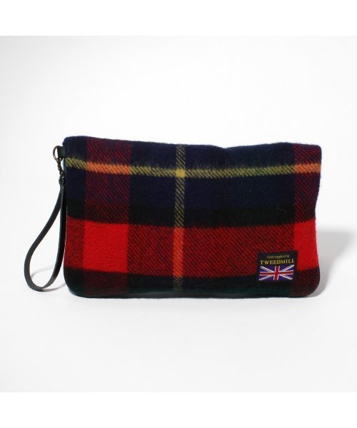 LIMITLESS LUXURY（リミットレスラグジュアリー）の「Tweed mill クラッチBAG◆（クラッチバッグ・レディース・グリーン/レッド・FREE）」の6枚目の写真