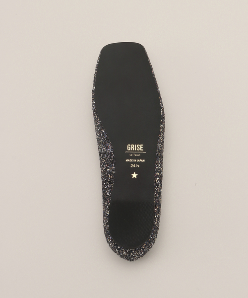 GRISE（グリーズ）の「GRISEスクエアグリッターフラット（その他シューズ・レディース・シルバー/ネイビー・22cm/22.5cm/23cm/23.5cm/24cm/24.5cm/25cm）」の8枚目の写真