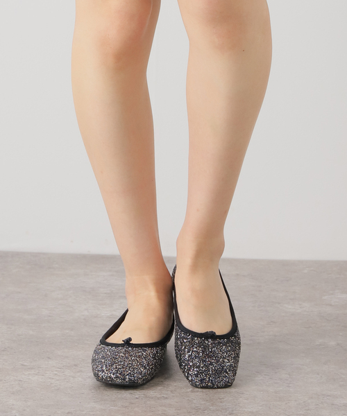 GRISE（グリーズ）の「GRISEスクエアグリッターフラット（その他シューズ・レディース・シルバー/ネイビー・22cm/22.5cm/23cm/23.5cm/24cm/24.5cm/25cm）」の16枚目の写真