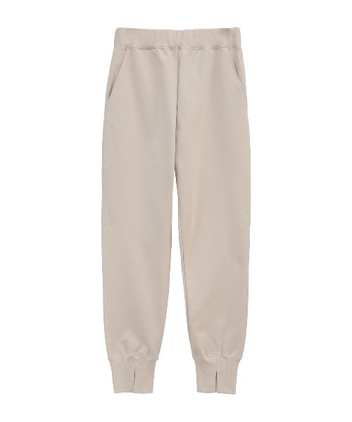 MANOF（マノフ）の「MANOF/マノフ/SLIT HEM SWEAT PANTS（スウェットパンツ・レディース・アイボリー/ブラック・SMALL/MEDIUM）」の4枚目の写真