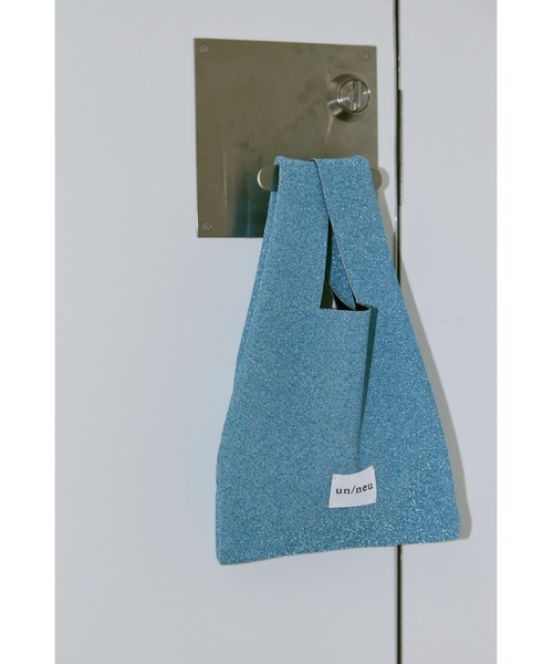 un/neu(アンノイ)の「ラメボンディングミニバッグ/ グリッターバッグ / アシンメトリーバッグ(トートバッグ・レディース・ピンク/ブラック/シルバー/ブルー・FREE)」の18枚目の写真