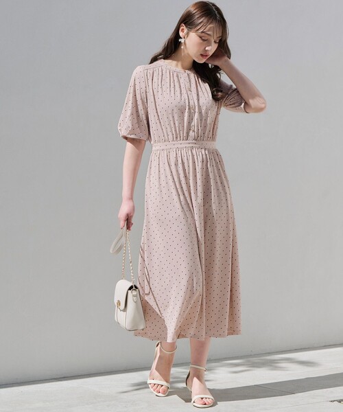 ANY SIS(エニィスィス)の「【接触冷感・吸水速乾・UVケア】エアリードレープスムース ワンピース(ワンピース・レディース・ネイビー系/ネイビー系9/ネイビー系1/ライトグレー系9/ブルー系・1/2/3)」の11枚目の写真