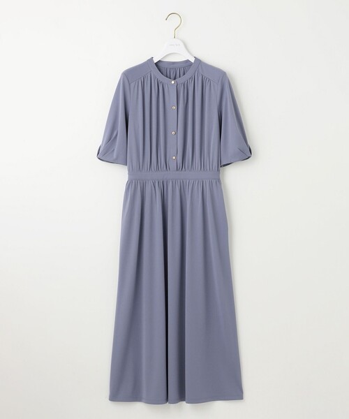 ANY SIS(エニィスィス)の「【接触冷感・吸水速乾・UVケア】エアリードレープスムース ワンピース(ワンピース・レディース・ネイビー系/ネイビー系9/ネイビー系1/ライトグレー系9/ブルー系・1/2/3)」の20枚目の写真