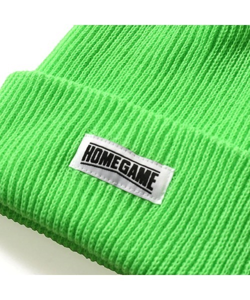 Lafayette（ラファイエット）の「HOMEGAME ホームゲーム・ロングビーニー ニットキャップ ［LONG BEANIE HG241402］（ニットキャップ/ビーニー・レディース・グリーン系・ﾌﾘ-）」の2枚目の写真