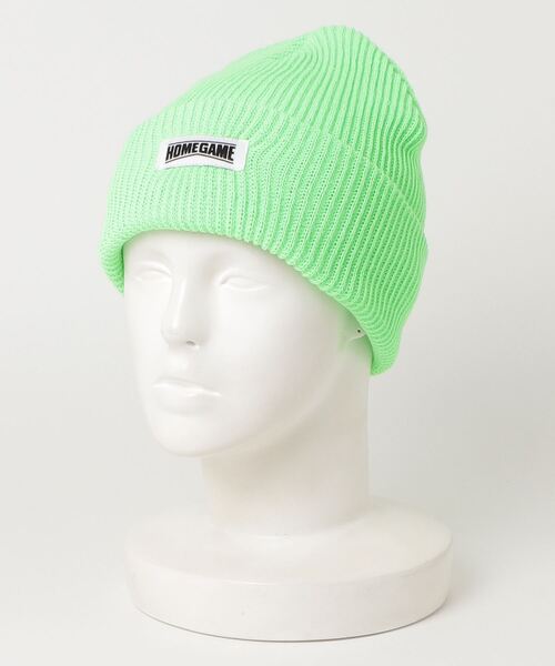 Lafayette（ラファイエット）の「HOMEGAME ホームゲーム・ロングビーニー ニットキャップ ［LONG BEANIE HG241402］（ニットキャップ/ビーニー・レディース・グリーン系・ﾌﾘ-）」の5枚目の写真